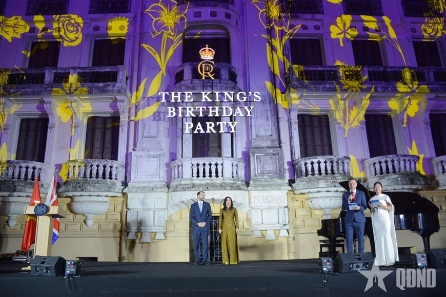 Đại sứ quán Anh tổ chức chiêu đãi nhân dịp sinh nhật Vua Charles III