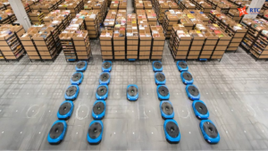 Alibaba biến kho logistics thành “siêu não” tự động với robot AGV